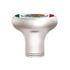 70797 by UNITED PACIFIC - Manual Transmission Shift Knob - Gearshift Knob, Chrome, Thread-On, Mexico Flag