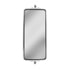 86500B by UNITED PACIFIC - Door Mirror - "West Coast", 7" x 16", 18 LED, Stainless Steel, Non-Heated