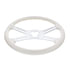 88283 by UNITED PACIFIC - Steering Wheel - 18", Vibrant Color, 4 Spoke, Pearl White