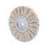 90024 by UNITED PACIFIC - Buffing Wheel - 8" White Treated Airway Buff, 5/8" & 1/2" Arbor