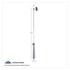 94002 by UNITED PACIFIC - Pogo Stick - 40", Chrome, Light Duty, Swivel