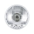 S2005LED by UNITED PACIFIC - Headlight - RH/LH, 5-3/4", Round, Chrome Housing, High/Low Beam, Crystal H4 Bulb, with 5 Amber LED Position Light