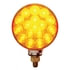 38719 by UNITED PACIFIC - Turn Signal Light - Double Face, 34 LED Reflector, Amber & Red LED/Amber & Red Lens