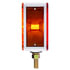 38750 by UNITED PACIFIC - Turn Signal Light - Double Face, LH, 52 LED Single Stud, Amber & Red LED/Amber & Red Lens