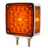 38756 by UNITED PACIFIC - Turn Signal Light - Double Face, LH, 52 LED Double Stud, Amber & Red LED/Amber & Red Lens