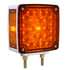 38757 by UNITED PACIFIC - Turn Signal Light - Double Face, RH, 52 LED Double Stud, Amber & Red LED/Amber & Red Lens