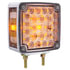 38759 by UNITED PACIFIC - Turn Signal Light - Double Face, RH, 52 LED Double Stud, Amber & Red LED/Clear Lens