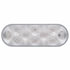 38829B by UNITED PACIFIC - Auxiliary Light - 10 LED 6" Oval Auxiliary/Utility Light, White LED/Clear Lens