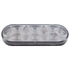 38829B by UNITED PACIFIC - Auxiliary Light - 10 LED 6" Oval Auxiliary/Utility Light, White LED/Clear Lens