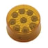 38849 by UNITED PACIFIC - Clearance Light - 2" Round Reflector Light, 9 LED, Amber LED/Lens