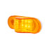 38922 by UNITED PACIFIC - Turn Signal Light - 8 LED Mid-Trailer, Amber LED/Amber Lens