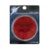 39117 by UNITED PACIFIC - Brake / Tail / Turn Signal Light - 4" Round Competition Series Light, 7 LED, Red LED/Lens