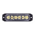 39161 by UNITED PACIFIC - Multi-Purpose Warning Light - 6 High Power LED "Competition Series" Slim Warning Light, Amber