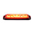 39164 by UNITED PACIFIC - Multi-Purpose Warning Light - 6 High Power LED "Competition Series" Slim Warning Light, Red