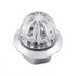 39231 by UNITED PACIFIC - Clearance Light - 3/4", 4 LED, Mini Watermelon, Amber and Blue LED, Clear Lens, Double Fury