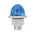 39231 by UNITED PACIFIC - Clearance Light - 3/4", 4 LED, Mini Watermelon, Amber and Blue LED, Clear Lens, Double Fury