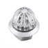 39233 by UNITED PACIFIC - Clearance Light - 3/4", 4 LED, Mini Watermelon, Amber and Purple LED, Clear Lens, Double Fury