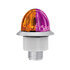 39233 by UNITED PACIFIC - Clearance Light - 3/4", 4 LED, Mini Watermelon, Amber and Purple LED, Clear Lens, Double Fury