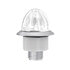 39235 by UNITED PACIFIC - Clearance Light - 3/4", 4 LED, Mini Watermelon, Amber and White LED, Clear Lens, Double Fury