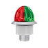 39237 by UNITED PACIFIC - Clearance Light - 3/4", 4 LED, Mini Watermelon, Red and Green LED, Clear Lens, Double Fury