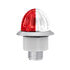 39239 by UNITED PACIFIC - Clearance Light - 3/4", 4 LED, Mini Watermelon, Red and White LED, Clear Lens, Double Fury