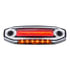 39303 by UNITED PACIFIC - Clearance/Marker Light - Amber and Red LED/Clear Lens, 6 LED, Amber Side Ditch Light