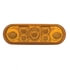 39977 by UNITED PACIFIC - Turn Signal Light - 7 LED Oval Reflector, Amber LED/Amber Lens