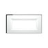 41000 by UNITED PACIFIC - Toggle Switch Label Cover - Chrome, Plastic, without Visor, for Kenworth