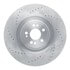 620-63193 by DYNAMIC FRICTION COMPANY - Brake Rotor - Drilled