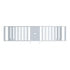 41111 by UNITED PACIFIC - A/C Defroster Vent - Chrome, Plastic, Center, Top, for Freightliner Classic 1989-2010 & FLD 1989-2009