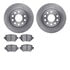 6302-74030 by DYNAMIC FRICTION COMPANY - Brake Rotor with 3000 Ceramic Brake Pads