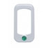 41144 by UNITED PACIFIC - Rocker Switch Face Plate - Rocker Switch Trim, with Green Diamond