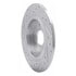 631-03060R by DYNAMIC FRICTION COMPANY - Brake Rotor - Drilled and Slotted - Silver