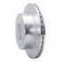 631-54276L by DYNAMIC FRICTION COMPANY - Brake Rotor - Drilled and Slotted - Silver