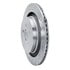 631-55010L by DYNAMIC FRICTION COMPANY - Brake Rotor - Drilled and Slotted - Silver