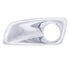 41527 by UNITED PACIFIC - Fog Light Cover - Bumper Light Bezel, Front, LH, Chrome, with Cut-Out, for 2007+ Kenworth T660