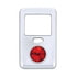 41649 by UNITED PACIFIC - Dash Switch Cover - with Red Diamond, for Volvo