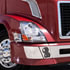 41698B by UNITED PACIFIC - Bumper Trim - Front, RH, Chrome, Aero Style, for 2015-2017 Volvo VNL