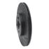 633-32008R by DYNAMIC FRICTION COMPANY - Brake Rotor - Drilled and Slotted - Black