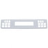 41965 by UNITED PACIFIC - Dash Warning Light Panel Cover - Chrome, Plastic, Center, for Freightliner