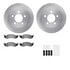 6512-42186 by DYNAMIC FRICTION COMPANY - Brake Rotor with 5000 Brake Pads and Hardware Kit