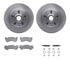 6512-47281 by DYNAMIC FRICTION COMPANY - Brake Rotor with 5000 Brake Pads and Hardware Kit