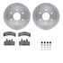 6512-48117 by DYNAMIC FRICTION COMPANY - Brake Rotor with 5000 Brake Pads and Hardware Kit