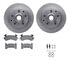 6512-48150 by DYNAMIC FRICTION COMPANY - Brake Rotor with 5000 Brake Pads and Hardware Kit