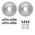 6512-48285 by DYNAMIC FRICTION COMPANY - Brake Rotor with 5000 Brake Pads and Hardware Kit