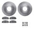 6512-48396 by DYNAMIC FRICTION COMPANY - Brake Rotor with 5000 Brake Pads and Hardware Kit