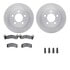 6512-56043 by DYNAMIC FRICTION COMPANY - Brake Rotor with 5000 Brake Pads and Hardware Kit