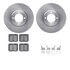 6512-56104 by DYNAMIC FRICTION COMPANY - Brake Rotor with 5000 Brake Pads and Hardware Kit