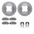 6512-59228 by DYNAMIC FRICTION COMPANY - Brake Rotor with 5000 Brake Pads and Hardware Kit