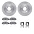 6512-59342 by DYNAMIC FRICTION COMPANY - Brake Rotor with 5000 Brake Pads and Hardware Kit